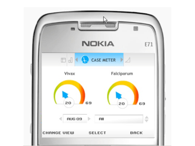 Nokia-Health-radar-6 Patterns: Case meter visualization compares the present disease reports with the historic count, giving the stakeholders a clear view of the health situation
