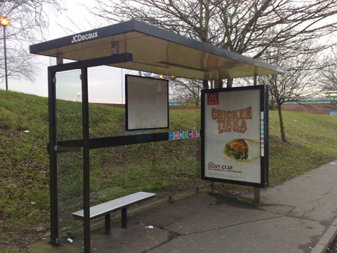Point-and-find-bus-shelter
