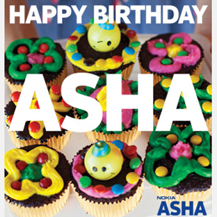 Happy birthday Nokia Asha