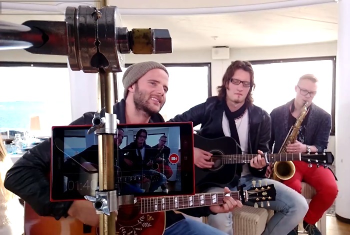 Behind the scenes of Niila -Bottle of Wine- (Nokia LIVE recording)_700