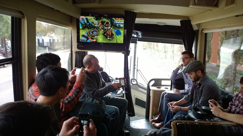 DreamWorks Demo on Bus
