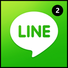 Line-tile-notification
