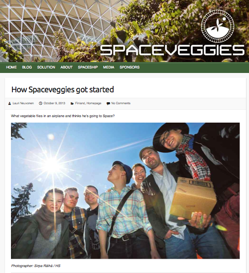 Space Veggies
