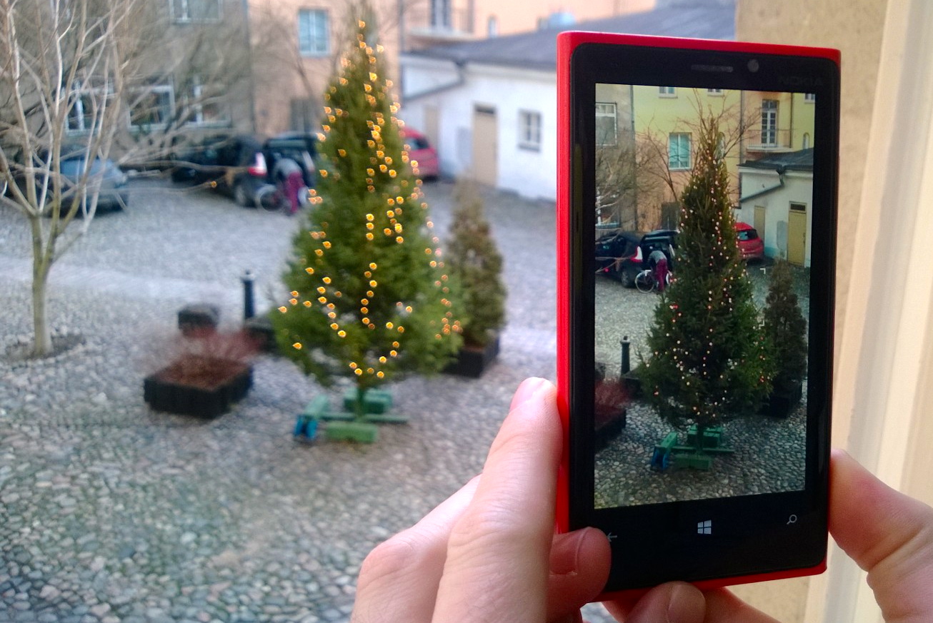 Nokia Lumia 920 Xmas tree