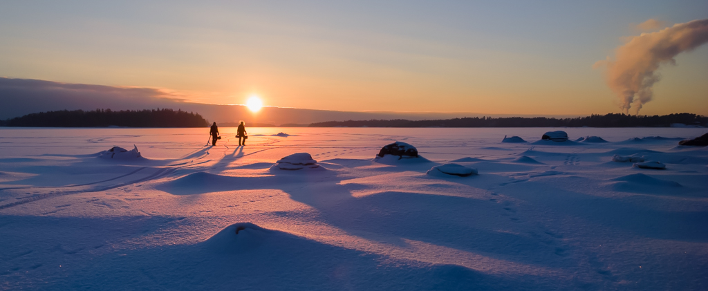 Ice fishers