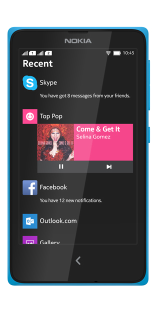 Nokia X+ with Fastlane