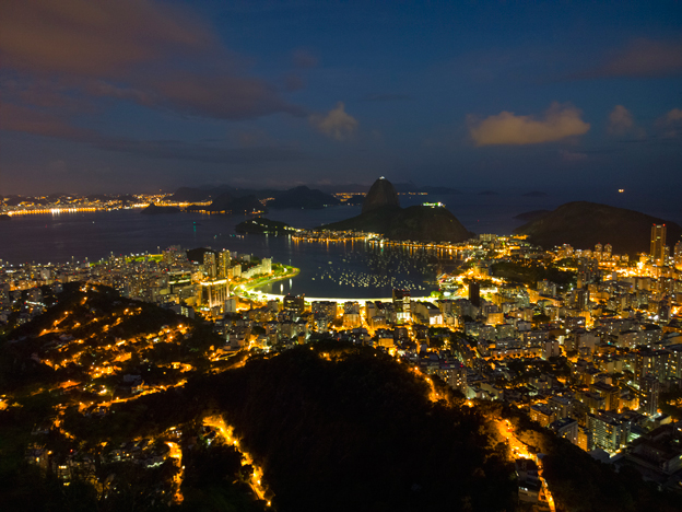 Sunset from Mirante Donna Marta, Rio de Janeiro. Captured with a Lumia 1020