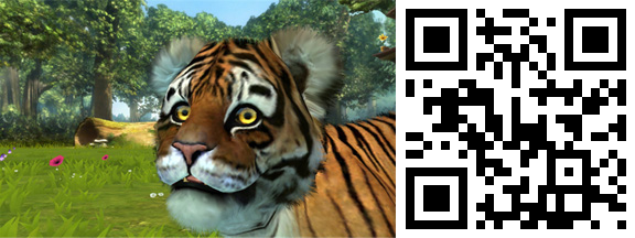 Kinectimals-with-QR-code