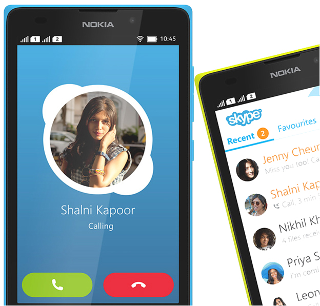 Nokia-X-skype