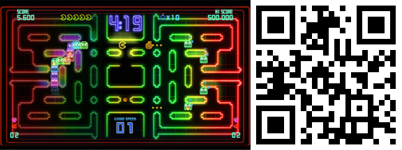 PAC-MAN-CE-DX-with-QR-code