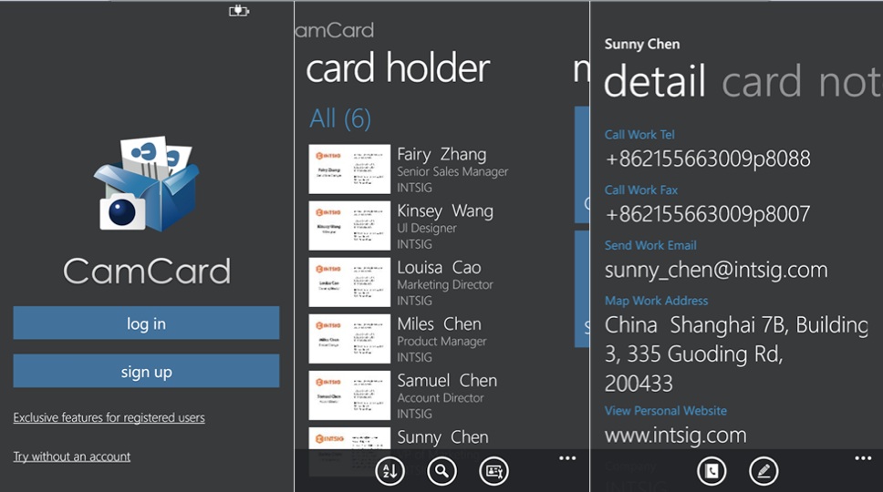 camcard