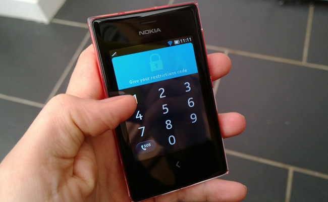 Nokia-Asha_enter-restriction-code