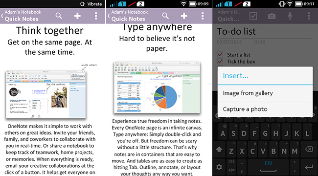 OneNote-on-Nokia-X