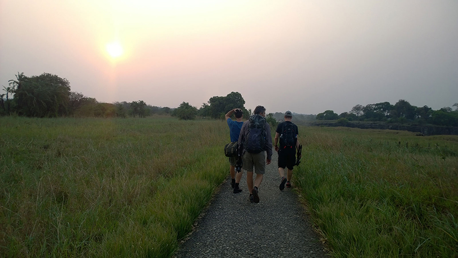 Wrapping it up for the day. Victoria Falls National Park, Zimbabwe.
