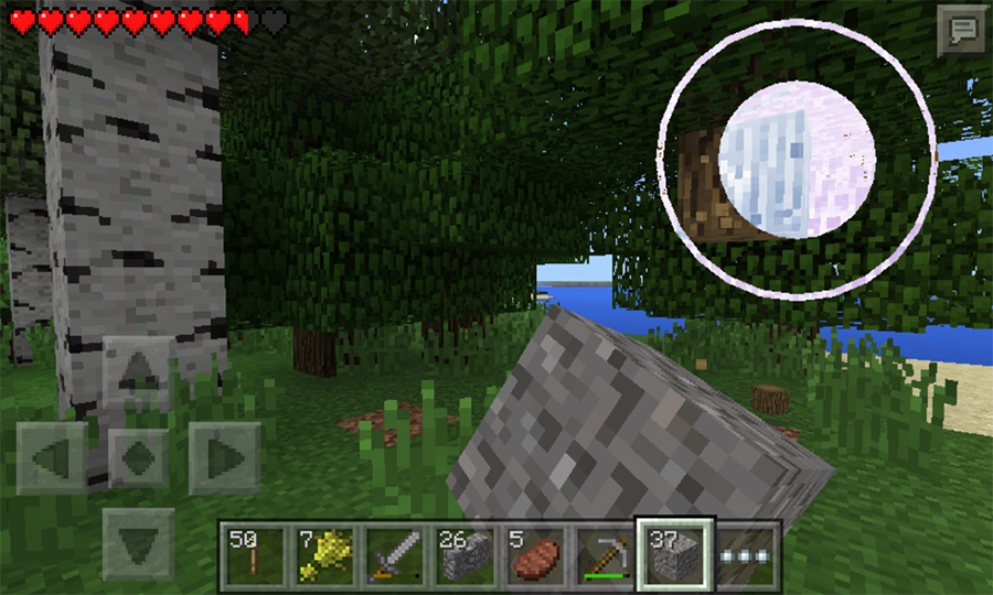 Minecraft_Pocket-Edition_gather-resources