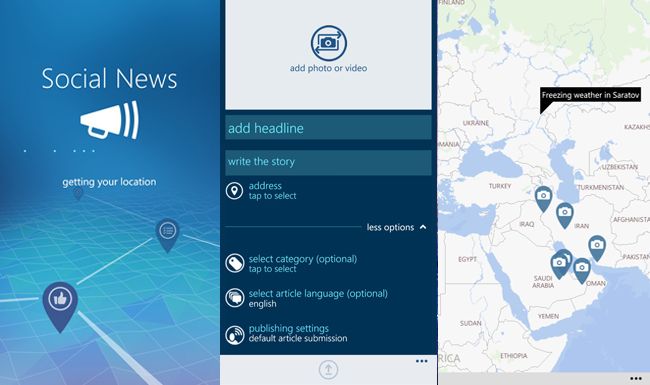social news copy