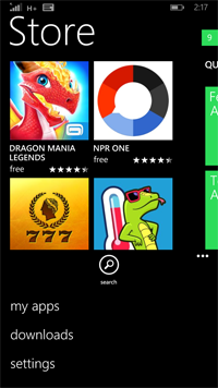 store apps