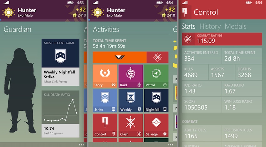 Destiny Stats