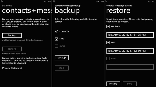 contacts-messaging-backup