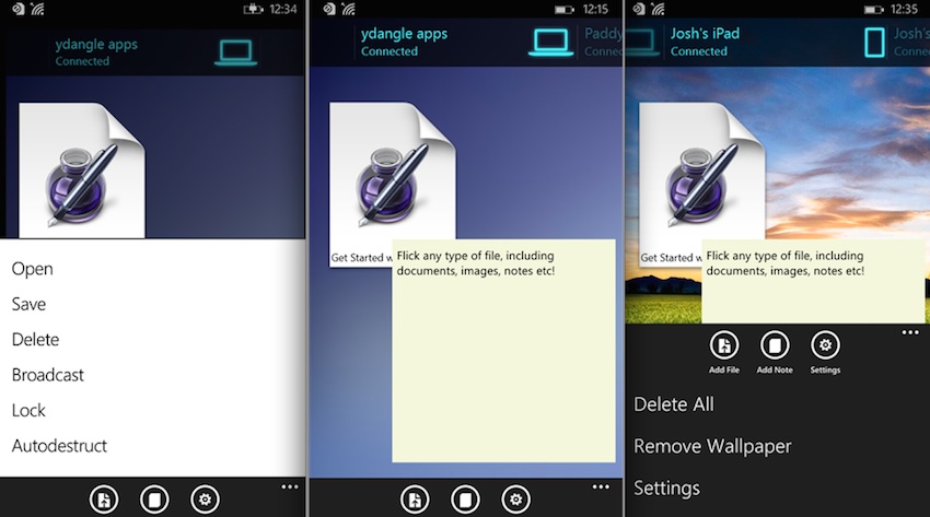 Flick Windows Phone