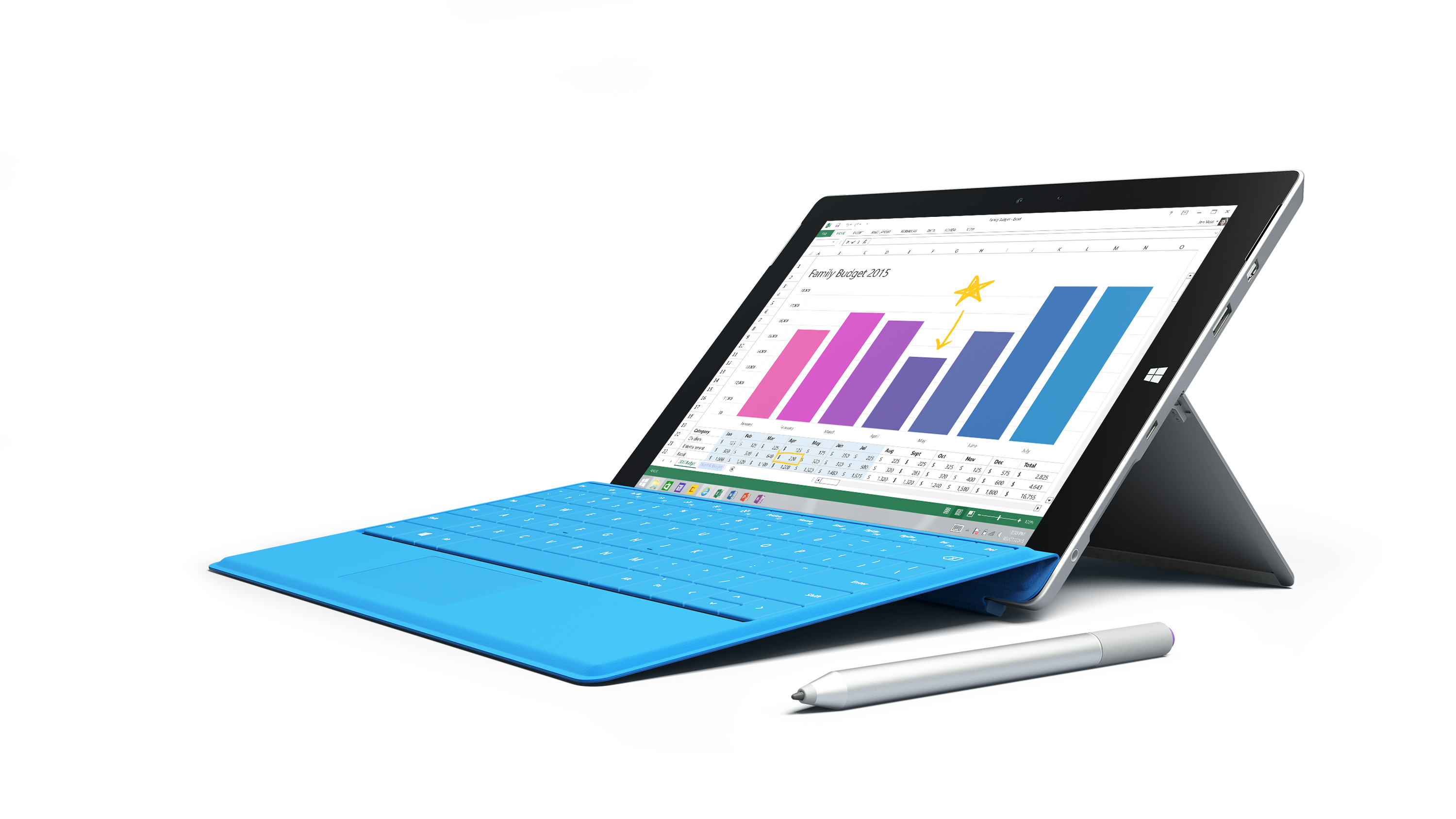 Surface 3 4G LTE Bright Blue
