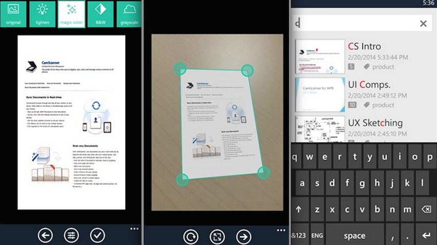 CamScanner for Windows Phone