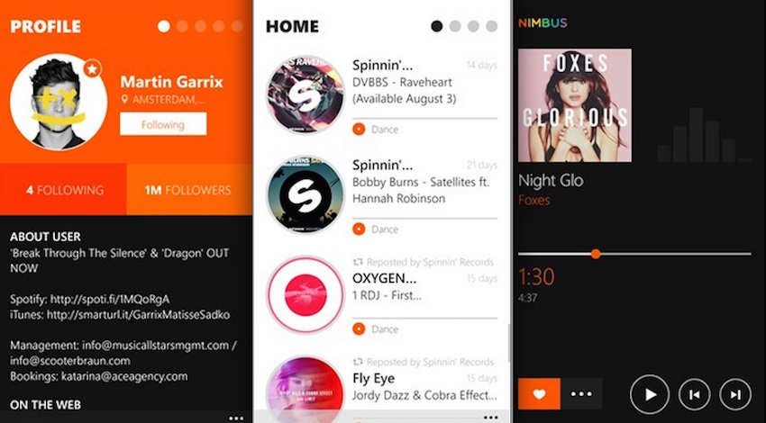 Nimbus for SoundCloud