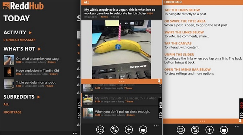 ReddHub for Windows Phone