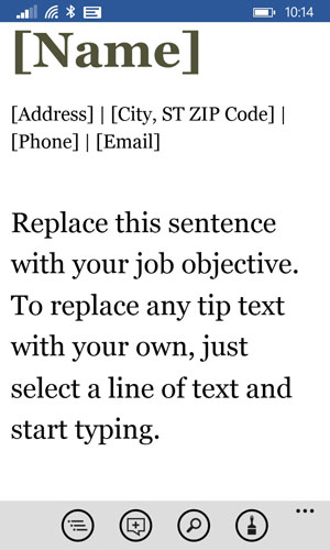 Word_create-Resume_CV