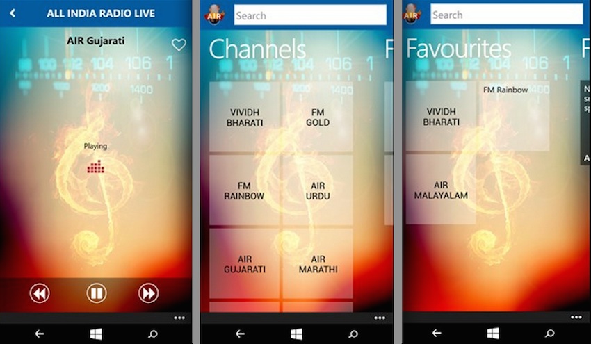 All India Radio for Windows Phone
