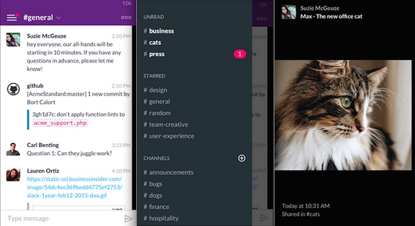 Slack for Windows Phone
