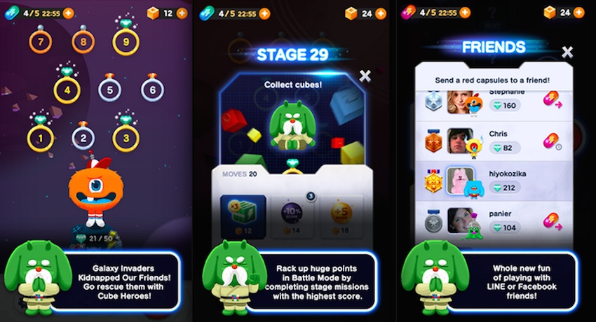 LINE CubeHeroes