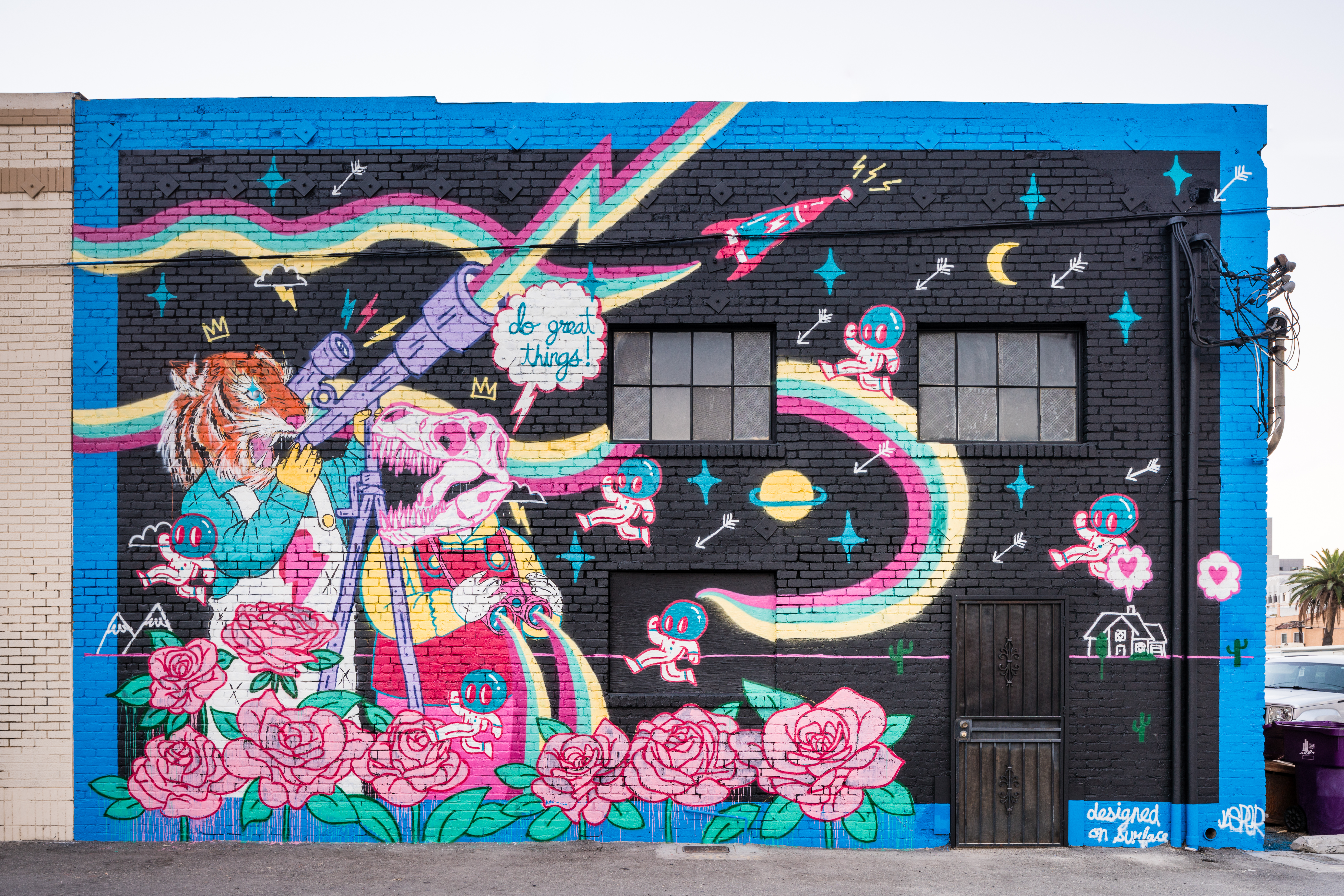 Jasper Wong's mural in Long Beach, CA.