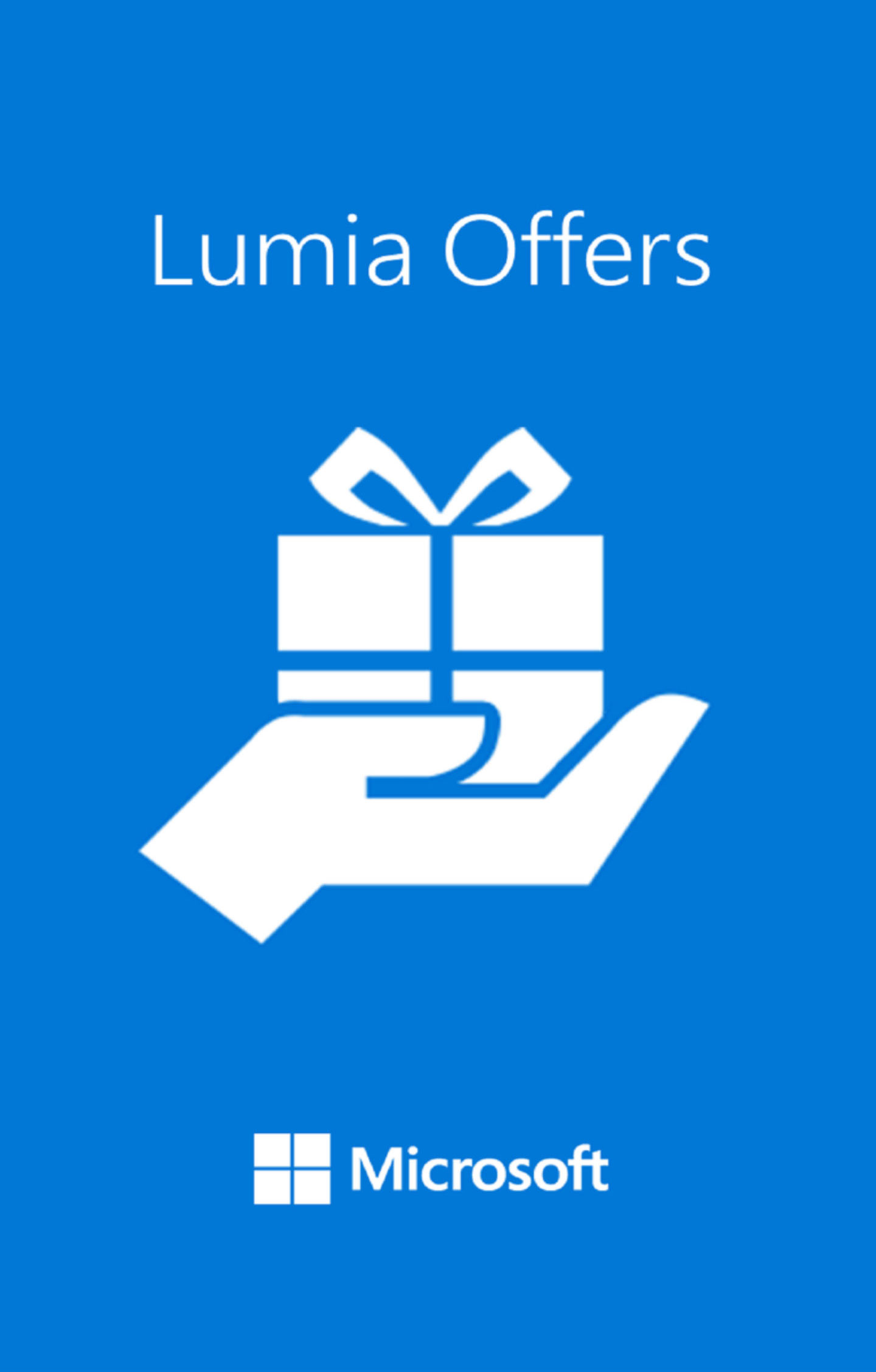 A screenshot of Lumia Offers app.