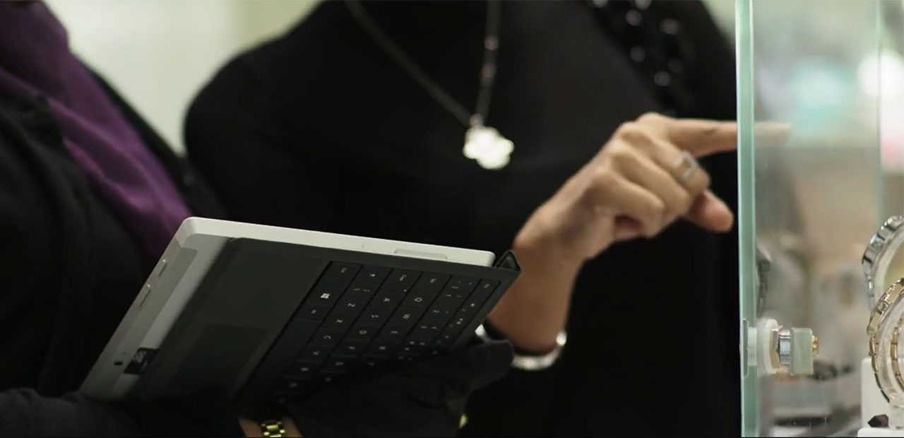 Inside an Aurum Group's jewelry store.