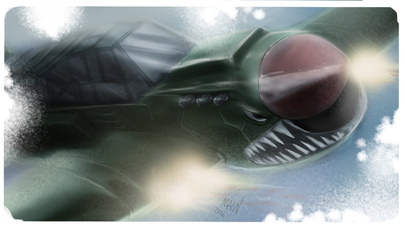 Sketchable artwork by Lawrence Mann.