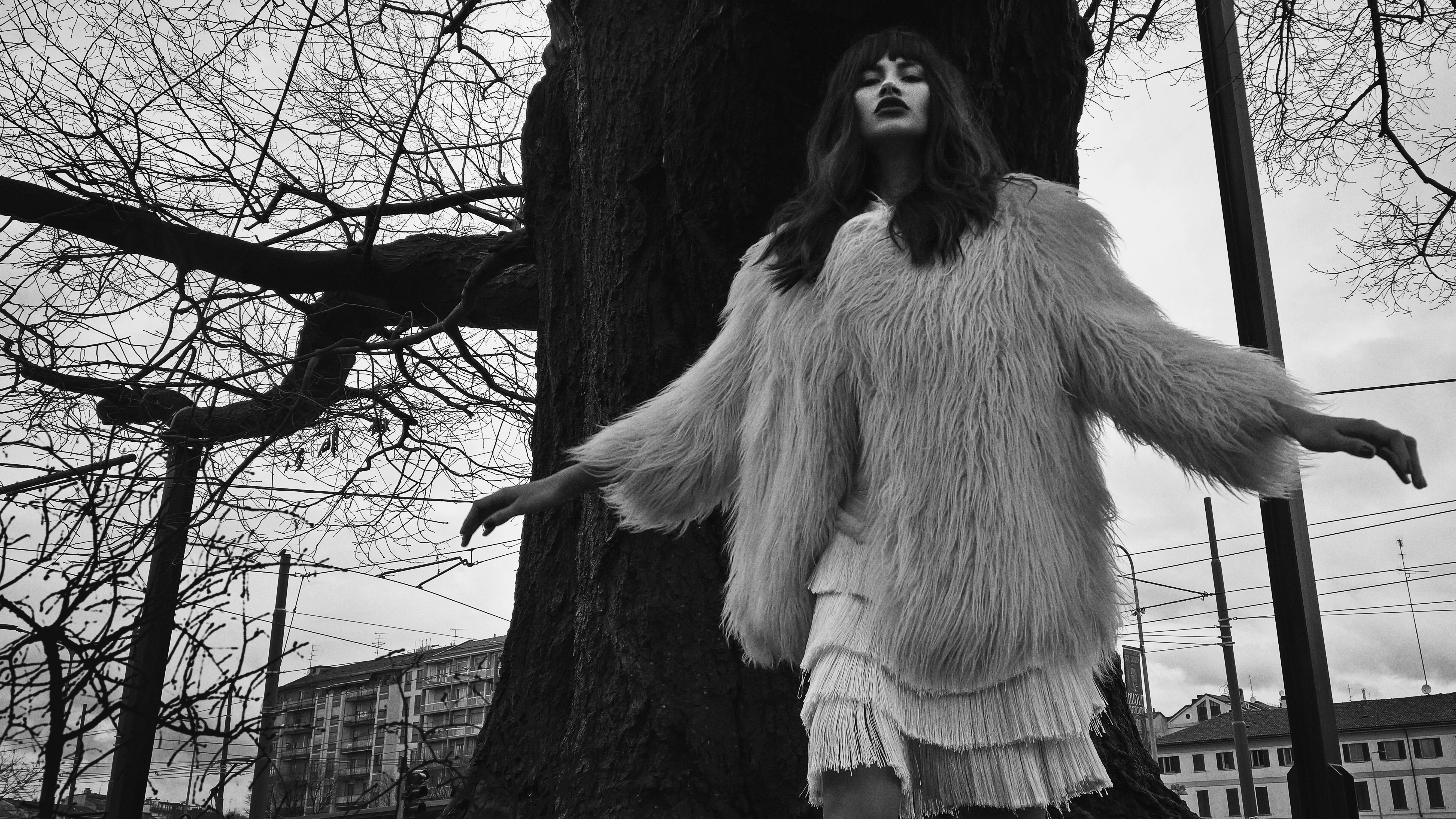 Image from Nima Benati's fashion shoot in Milan. Shot with Lumia 950.