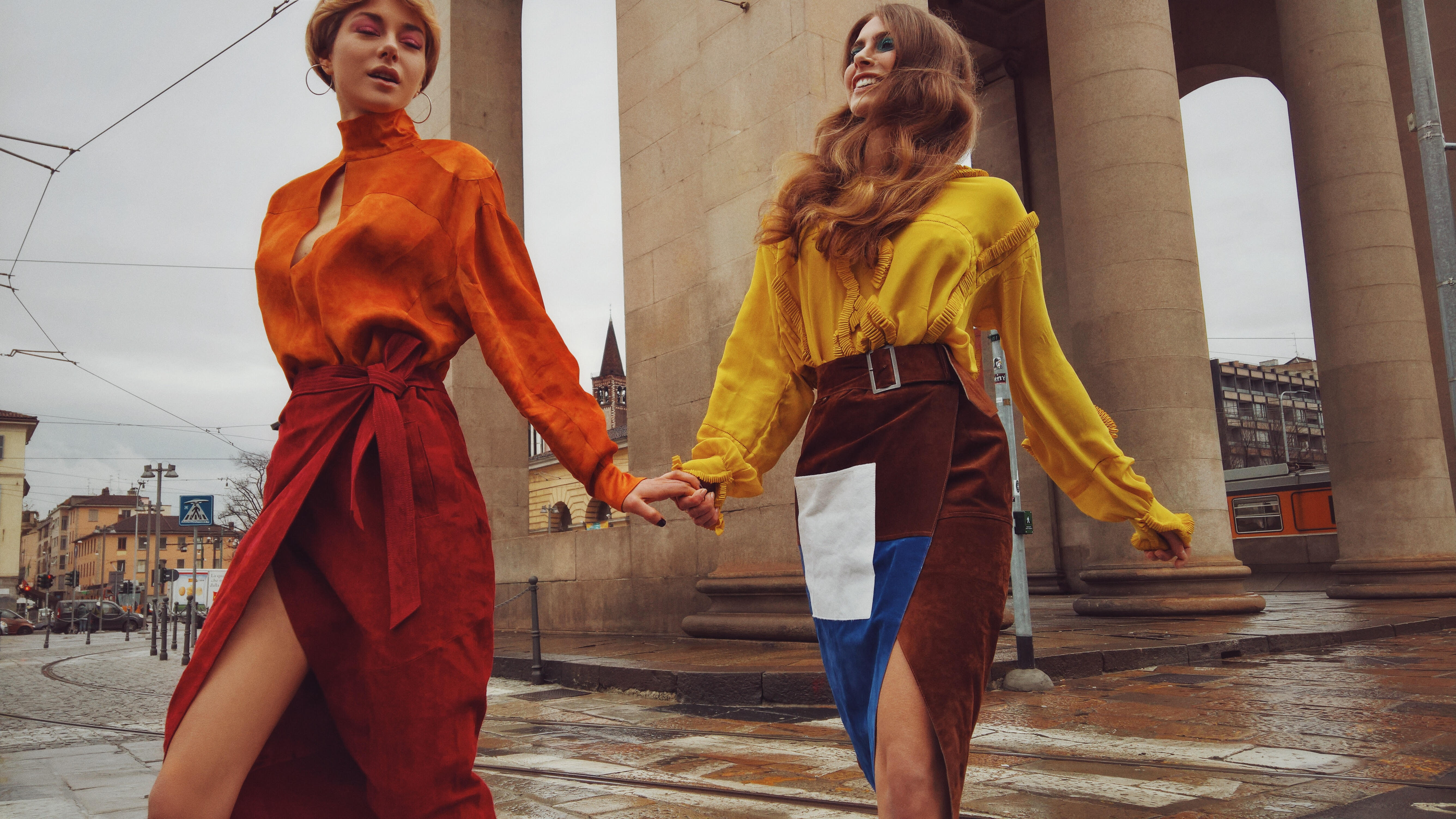 Image from Nima Benati's fashion shoot in Milan. Shot with Lumia 950.