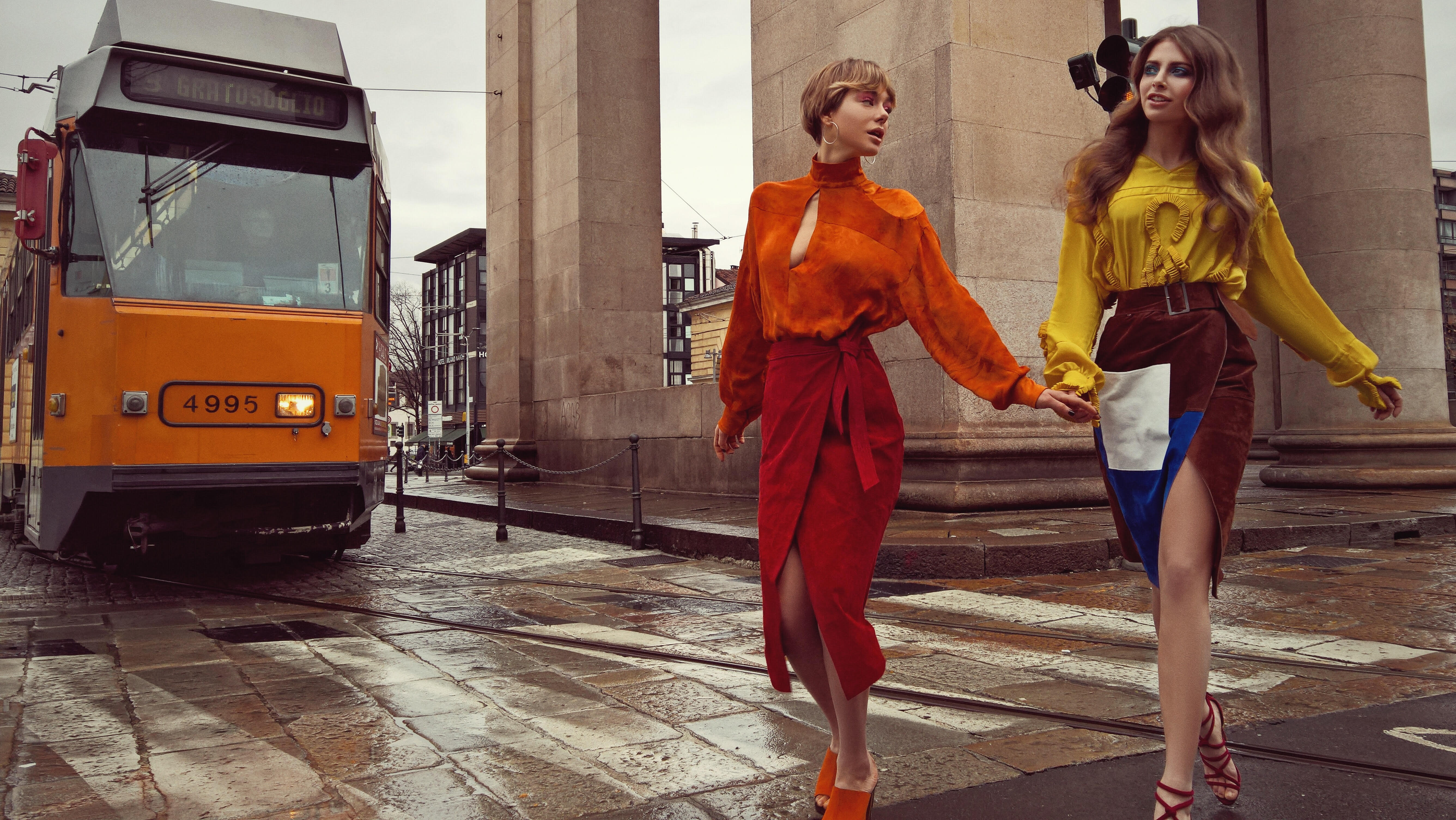 Image from Nima Benati's fashion shoot in Milan. Shot with Lumia 950.