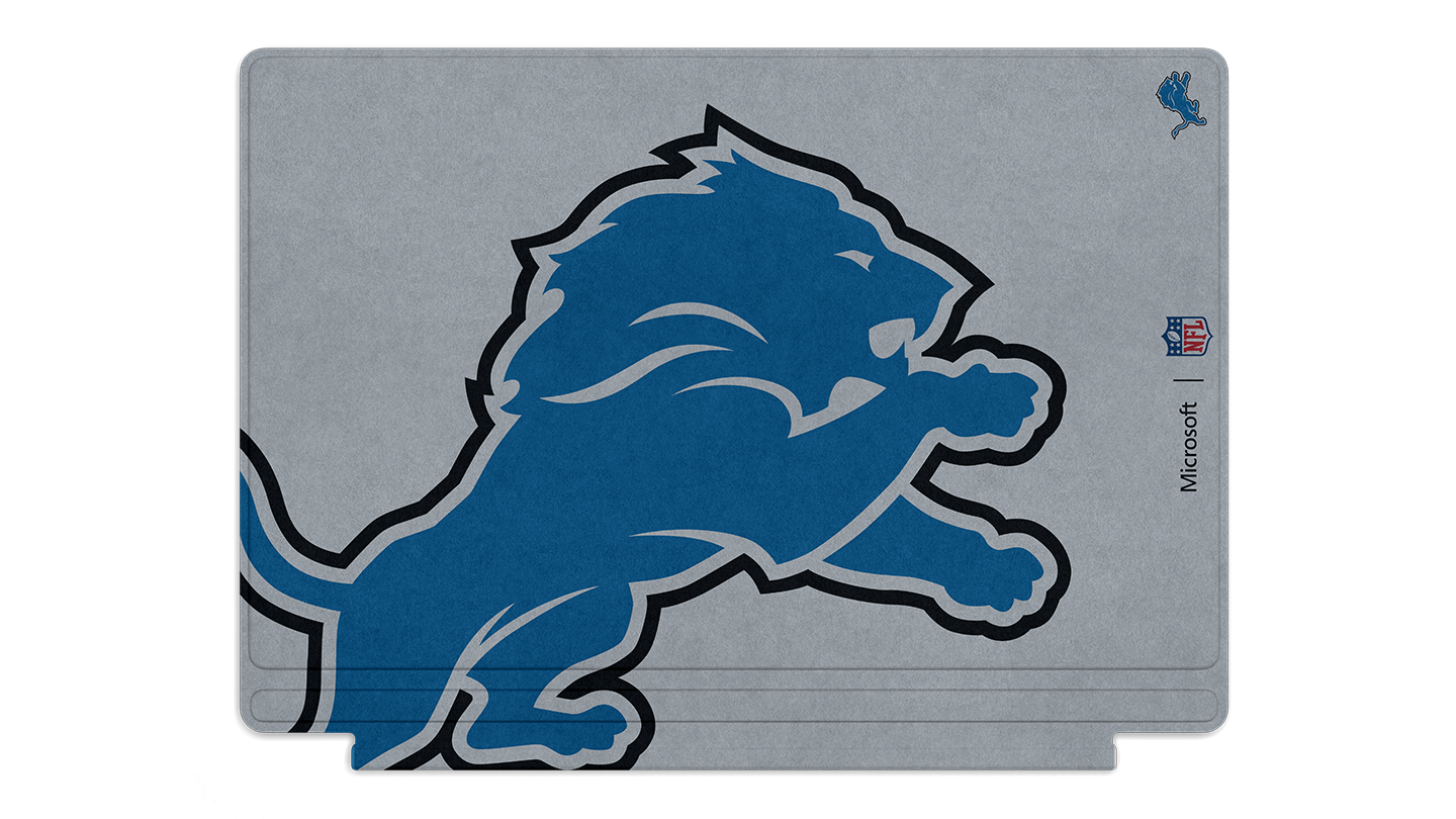 Microsoft Surface Pro 4 Detroit Lions Type Cover
