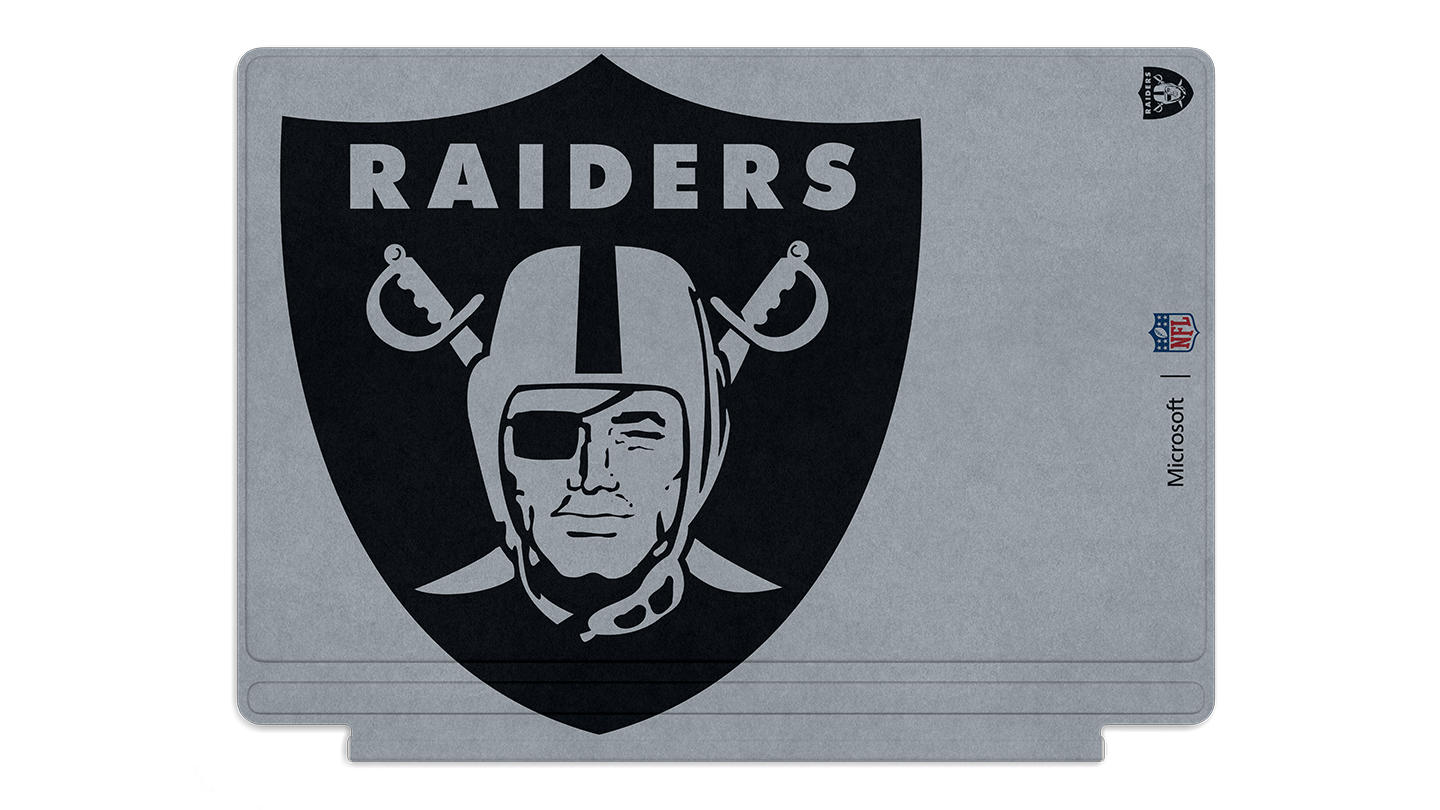 Microsoft Surface Pro 4 Oakland Raiders Type Cover