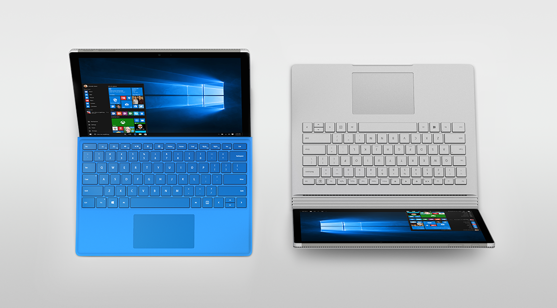 Surface Pro 4 and Surface Book
