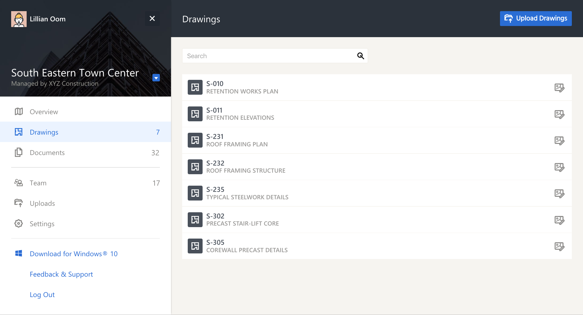 Mark up in the Windows 10 app, manage online