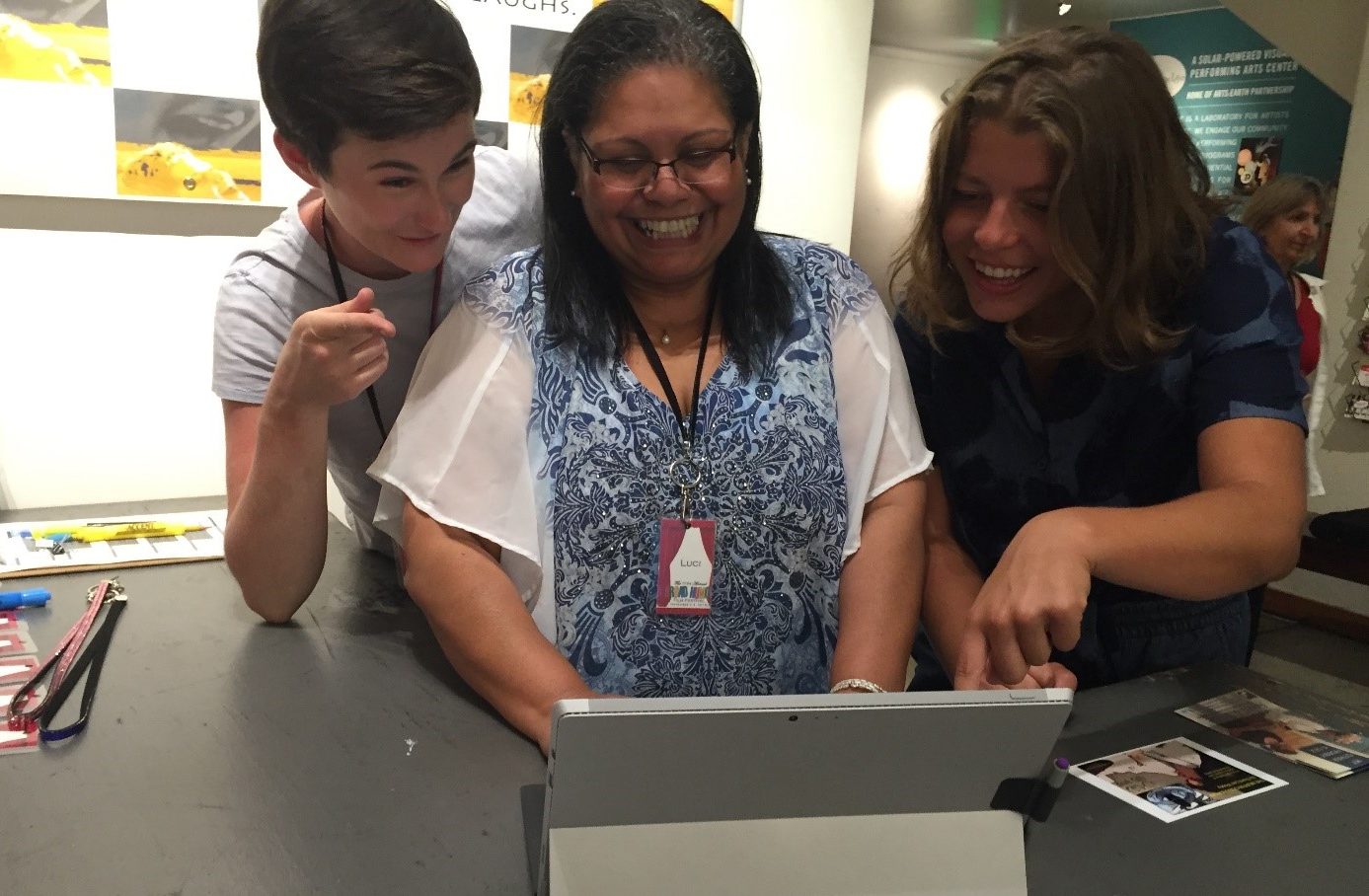 Legal administrator Luci Hamilton at the 2016 Broad Humor Film Festival.