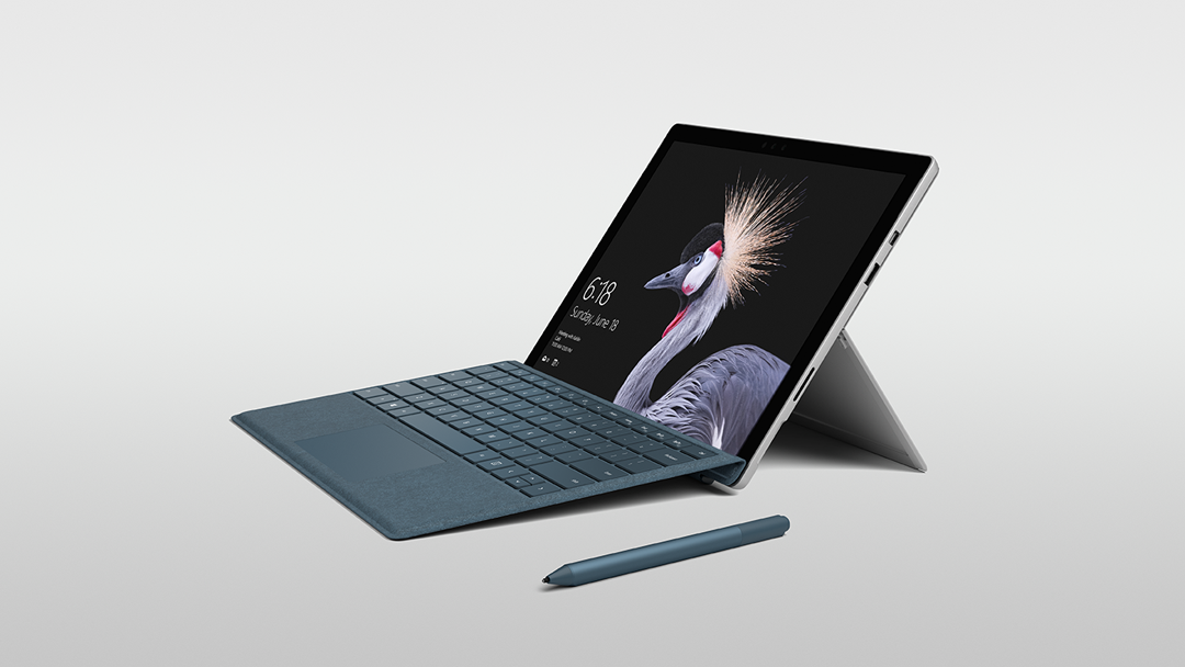 The new Surface Pro with Surface Pen.