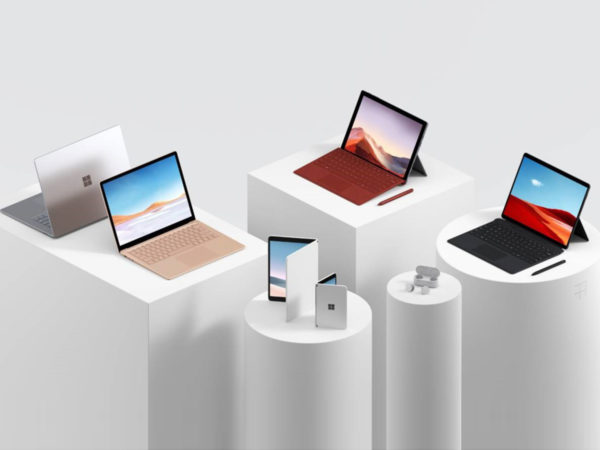 Surface products on pedestals