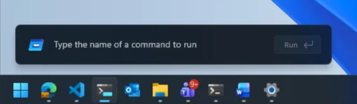 New rundialog