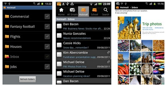 Hotmail Android App 