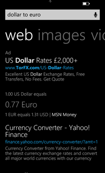 Bing search on Windows Phone 8 is getting upgraded with a new look and features.