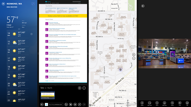 Split Screen Four Apps